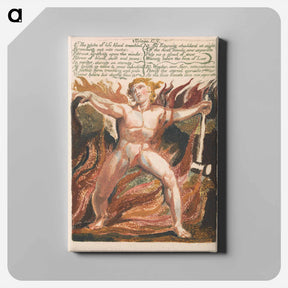 アートパネル-The First Book of Urizen, Plate 15 - ウィリアム ブレイク Canvas.