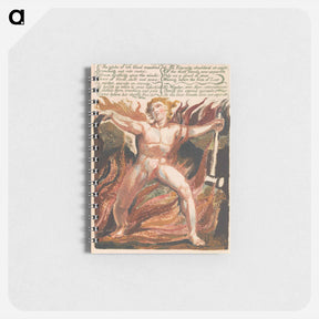 アートメモ帳-The First Book of Urizen, Plate 15 - ウィリアム ブレイク Memo.