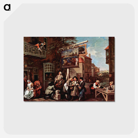 アートポストカード-Election Propaganda - ウィリアム ホガース Postcard.