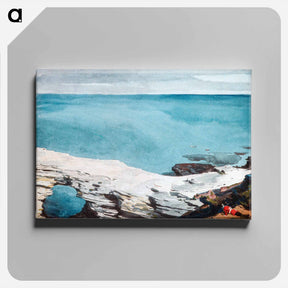アートパネル-Natural Bridge, Bermuda - ウィンスロー ホーマー Canvas.