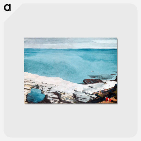アートポストカード-Natural Bridge, Bermuda - ウィンスロー ホーマー Postcard.