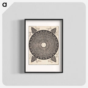 アートポスター-Knob with white medallion - アルブレヒト デューラー Poster.