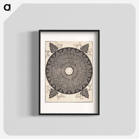 アートポスター-Knob with white medallion - アルブレヒト デューラー Poster.