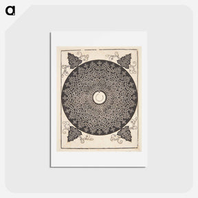 アートポストカード-Knob with white medallion - アルブレヒト デューラー Postcard.