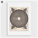 アートポスター-Knob with white medallion - アルブレヒト デューラー Poster.