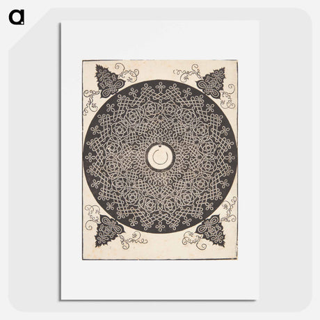 アートポスター-Knob with white medallion - アルブレヒト デューラー Poster.