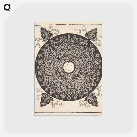 アートポストカード-Knob with white medallion - アルブレヒト デューラー Postcard.