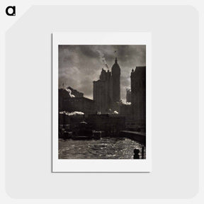 アートポストカード-City of Ambition - アルフレッド スティーグリッツ Postcard.