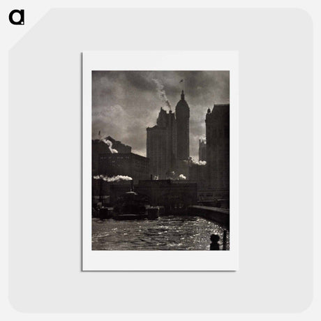 アートポストカード-City of Ambition - アルフレッド スティーグリッツ Postcard.