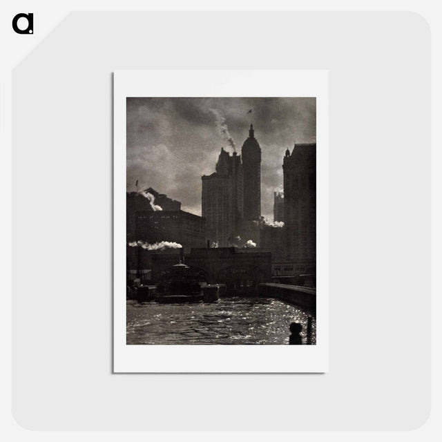 アートポストカード-City of Ambition - アルフレッド スティーグリッツ Postcard.