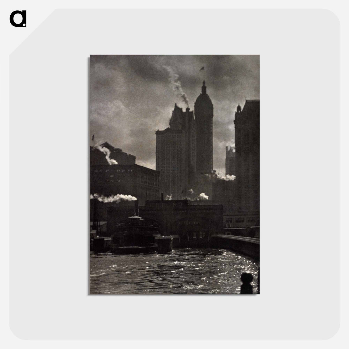 アートポストカード-City of Ambition - アルフレッド スティーグリッツ Postcard.