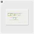アートポストカード-Interior showcase decor for Fouquet - アルフォンス ミュシャ Postcard.