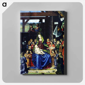 アートパネル-The Nativity - アンドレア マンテーニャ Canvas.