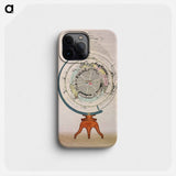 Clarke's Relief Globe - アンティーク地図 Phone Case.