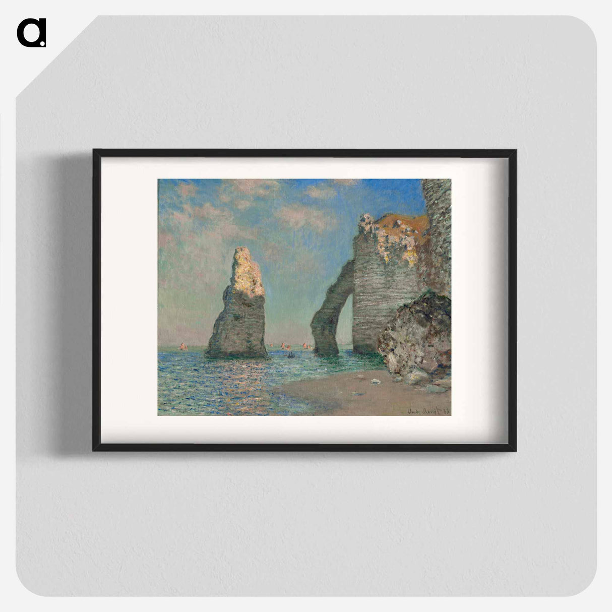 The Cliffs at Étretat - Claude Monet Poster.