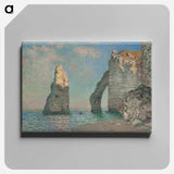 The Cliffs at Étretat - クロード モネ Canvas.