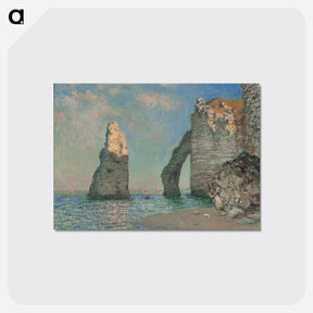 アートポストカード-The Cliffs at Étretat - クロード モネ Postcard.