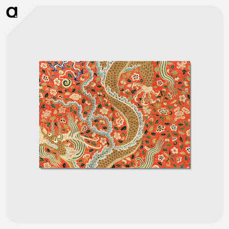 アートポストカード-Chinese Dragon Canopy
 - クリーブランド美術館 Postcard.