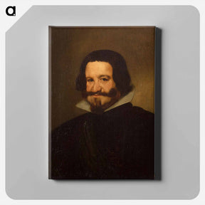 アートパネル-Count duke of Olivares - ディエゴ ベラスケス Canvas.