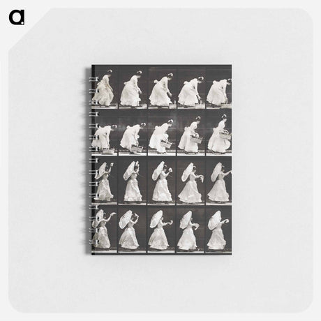 アートメモ帳-Woman with Basket and Handkerchief
 - エドワード マイブリッジ Memo.