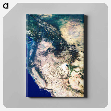 アートパネル-Western United States and Canada from Space
 - 上空からの地球 Canvas.