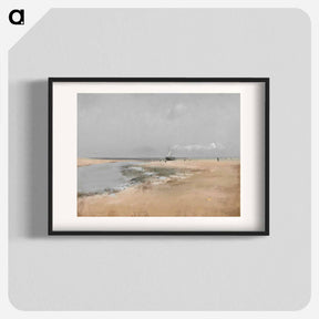 アートポスター-Beach at Low Tide - エドガー ドガ Poster.