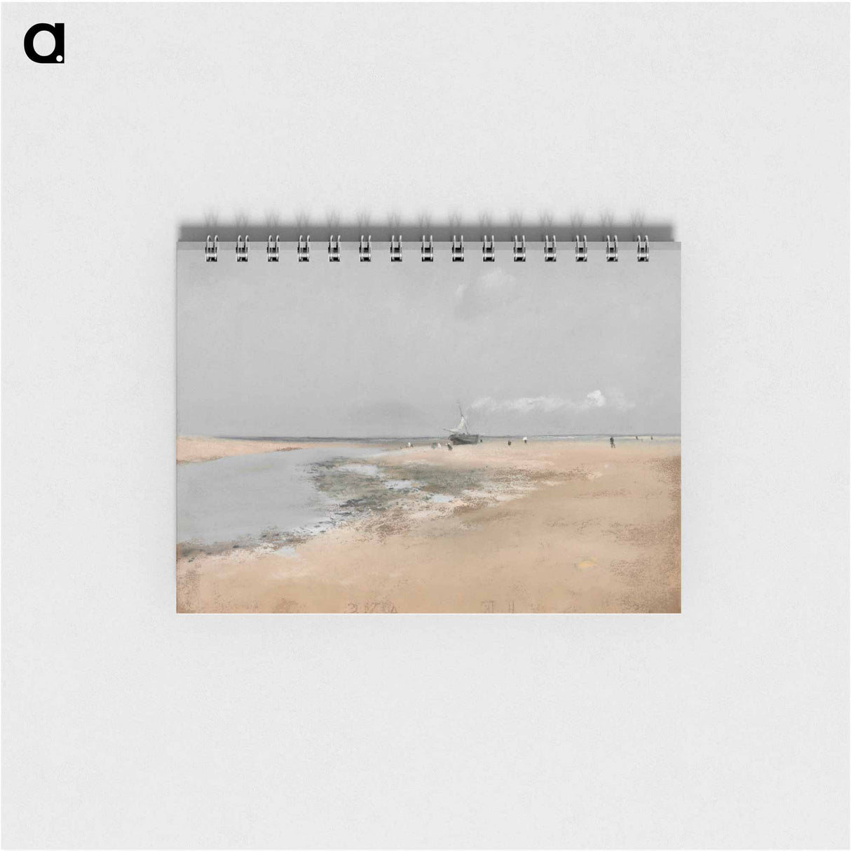 Beach at Low Tide - エドガー ドガ Memo.