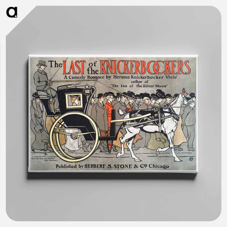 アートパネル-The Last of the Knickerbockers - エドワード ペンフィールド Canvas.