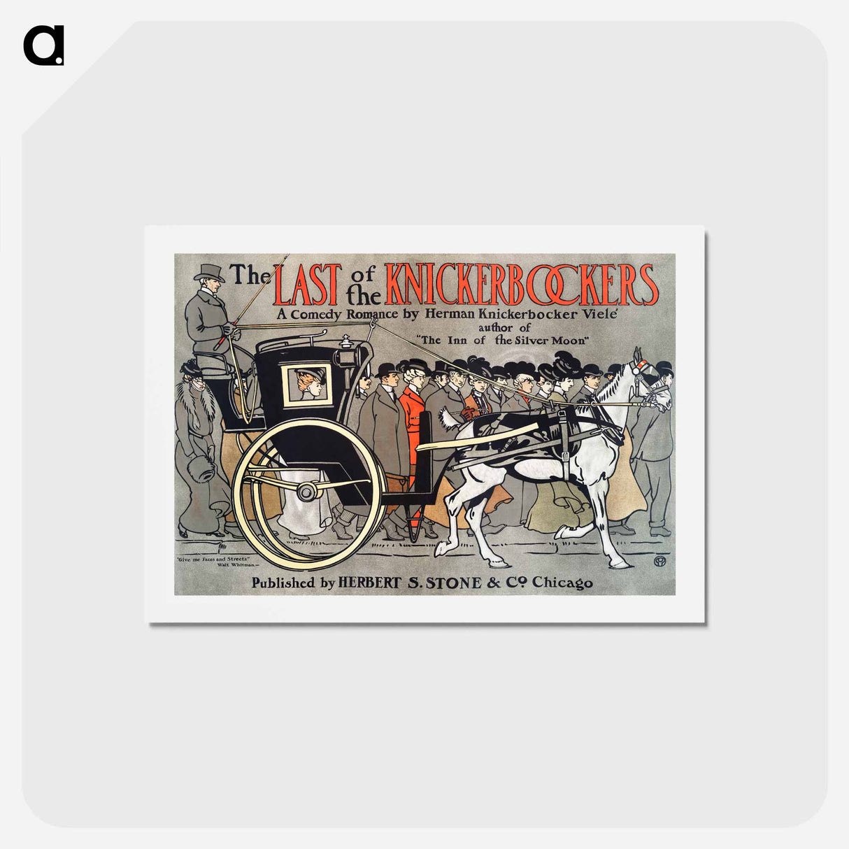 アートポストカード-The Last of the Knickerbockers - エドワード ペンフィールド Postcard.