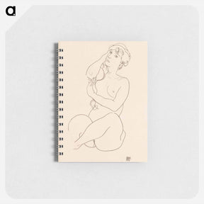 アートメモ帳-Naked lady. Nude - エゴン シーレ Memo.