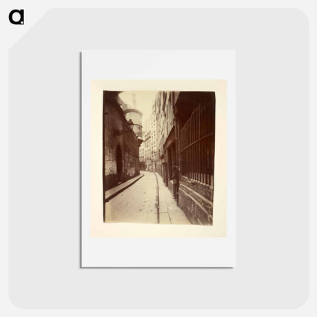 アートポストカード-Rue de l'Hôtel-de-Ville
 - ウジェーヌ アジェ Postcard.
