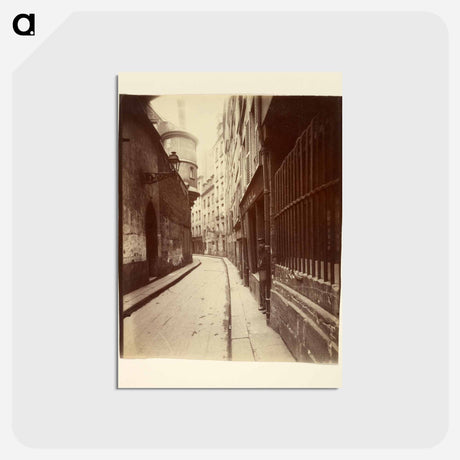 アートポストカード-Rue de l'Hôtel-de-Ville
 - ウジェーヌ アジェ Postcard.