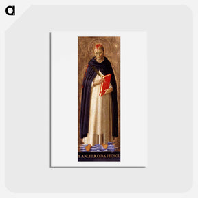 アートポストカード-St. Peter Martyr - フラ アンジェリコ Postcard.