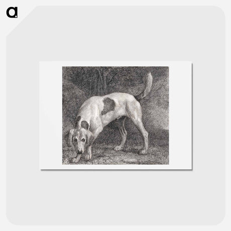 アートポストカード-A Foxhound on the Scent
 - ジョージ スタッブス Postcard.