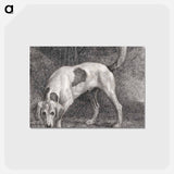 アートポストカード-A Foxhound on the Scent
 - ジョージ スタッブス Postcard.