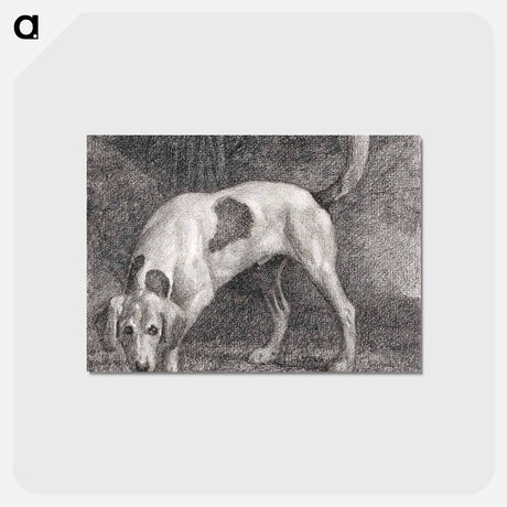 アートポストカード-A Foxhound on the Scent
 - ジョージ スタッブス Postcard.