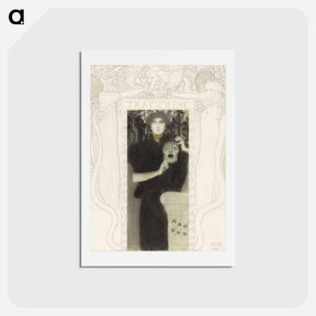 アートポストカード-Tragedy - グスタフ クリムト Postcard.