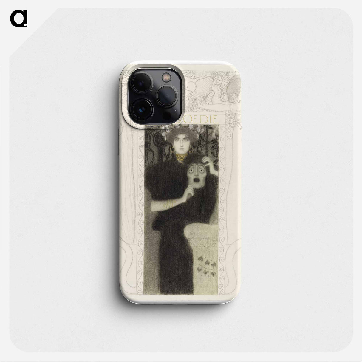 Tragedy - Gustav Klimt Phone Case.