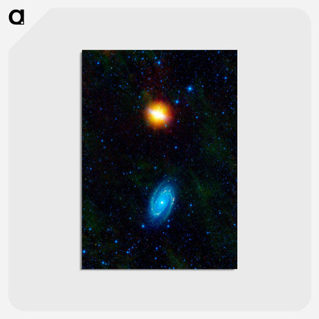 アートポストカード-Dancing Galaxies
 - ハッブル画像 Postcard.