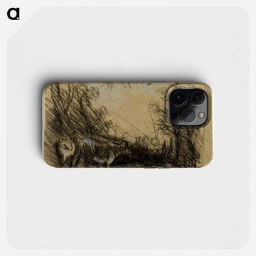 Landscape with Cows
 - ジョン コンスタブル Phone Case.