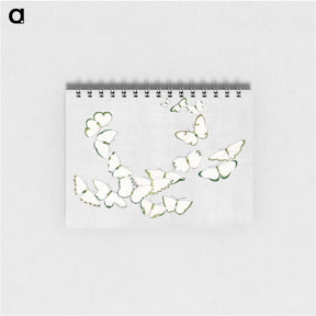 アートメモ帳-Japanese butterfly - 神坂 雪佳 Memo.