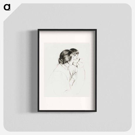 アートポスター-Peasant Mother and Child - メアリー カサット Poster.