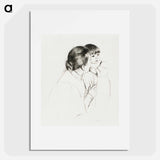 Peasant Mother and Child - メアリー カサット Poster.