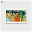 アートポストカード-Three Tahitian Women - ポール ゴーギャン Postcard.