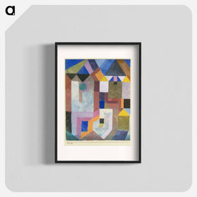 アートポスター-Colorful Architecture
 - パウル クレー Poster.