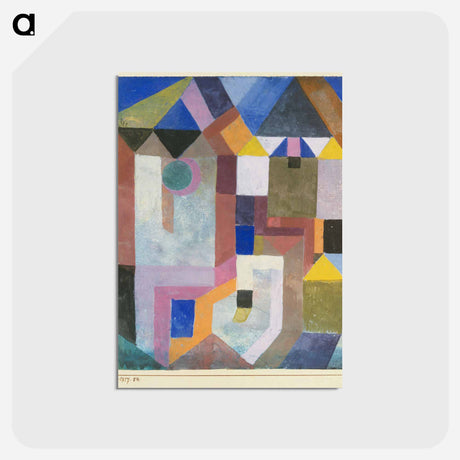 アートポストカード-Colorful Architecture
 - パウル クレー Postcard.
