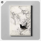 アートパネル-Eastern Rook and Stream
 - 鳥類図鑑 Canvas.