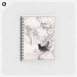 アートメモ帳-Eastern Rook and Stream
 - 鳥類図鑑 Memo.