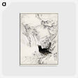 アートポストカード-Eastern Rook and Stream
 - 鳥類図鑑 Postcard.