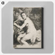 アートパネル-Nude Woman with Round Face and Full Figure - レンブラント ファン レイン Canvas.